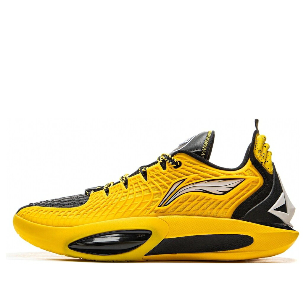 リーニン バトラー 黄味がかった 黄色 黒いこと 黒いこと \u0027MARQUETTE\u0027 スニーカー メンズ LI-NING JIMMY BUTLER 3 ABAU107-14 / YELLOW BLACK
