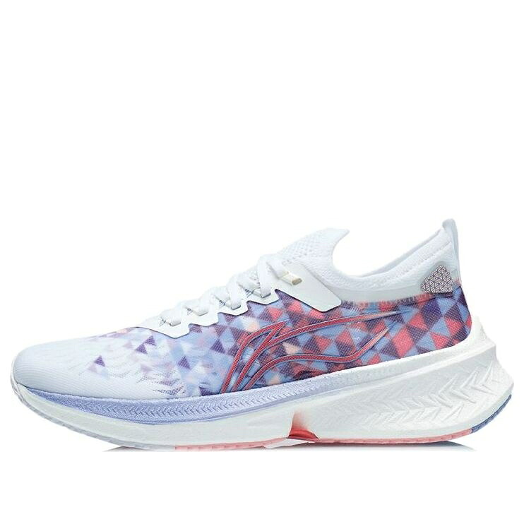 リーニン 判定基準 白いこと 白いこと 青味 青み \u0027WHITE BLUE\u0027 スニーカー レディース LI-NING (WMNS) FEIDIAN DISCOVERY HERON ARMR006-8 / STANDARD WHITE HERON BLUE