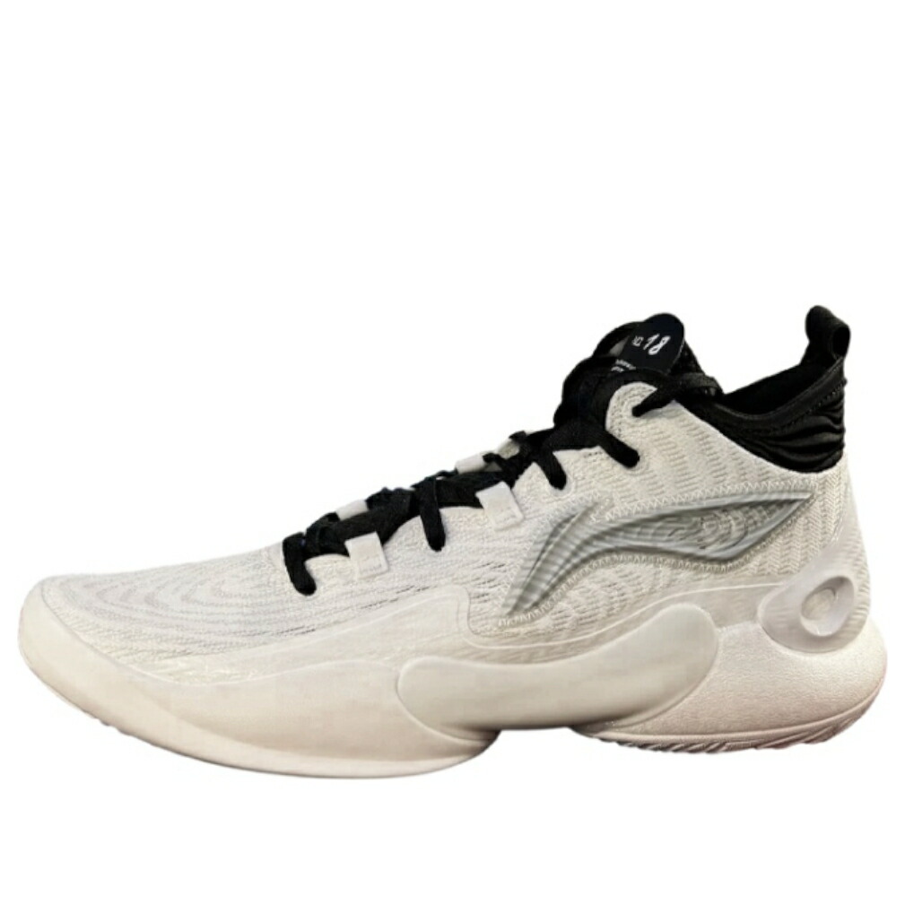 リーニン クリーム 白色 ホワイト 黒色 ブラック CREAM スニーカー メンズ LI-NING YUSHUAI 18 ABAU009-3 / CREAM WHITE BLACK