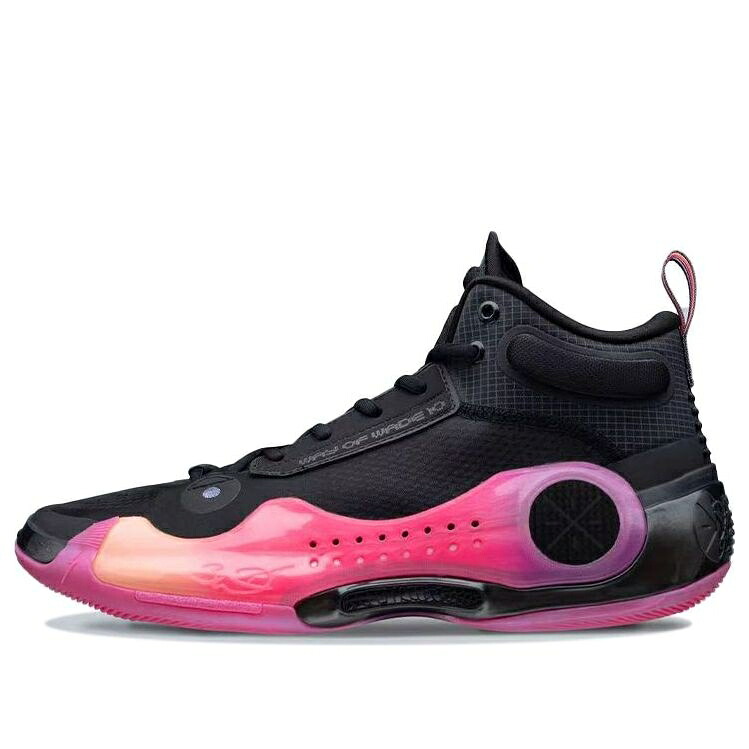 リーニン ウェイド 黒いこと 黒いこと サクラ色 \u0027SUNRISE\u0027 スニーカー メンズ LI-NING WAY OF WADE 10 ABAS075-1 / BLACK PINK