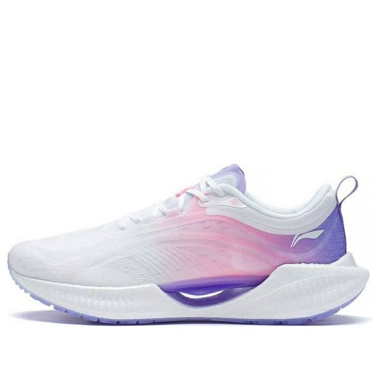 リーニン 紫 パープル 白いこと 白いこと サクラ色 \u0027WHITE PINK\u0027 スニーカー レディース LI-NING (WMNS) SUPER LIGHT XIX PURPLE ARBS002-19 / WHITE PURPLE PINK