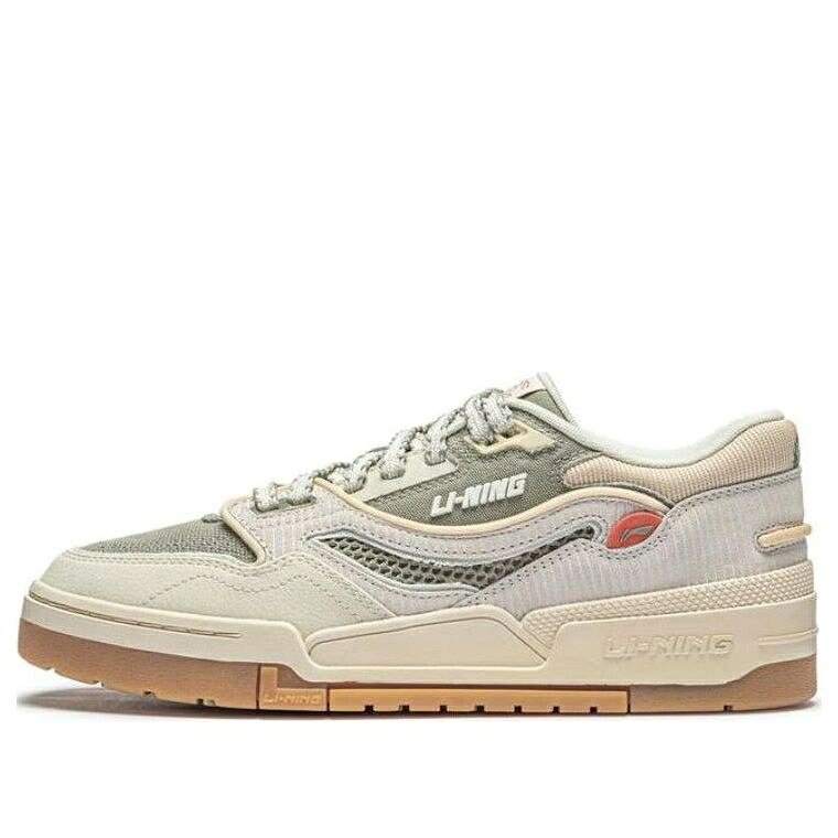 リーニン 薄墨色 薄墨色 ベージュ 赤銅色 赤銅色 \u0027BEIGE GUM\u0027 スニーカー メンズ LI-NING 001 BTC GREY AGCU053-2 / BEIGE GREY BROWN