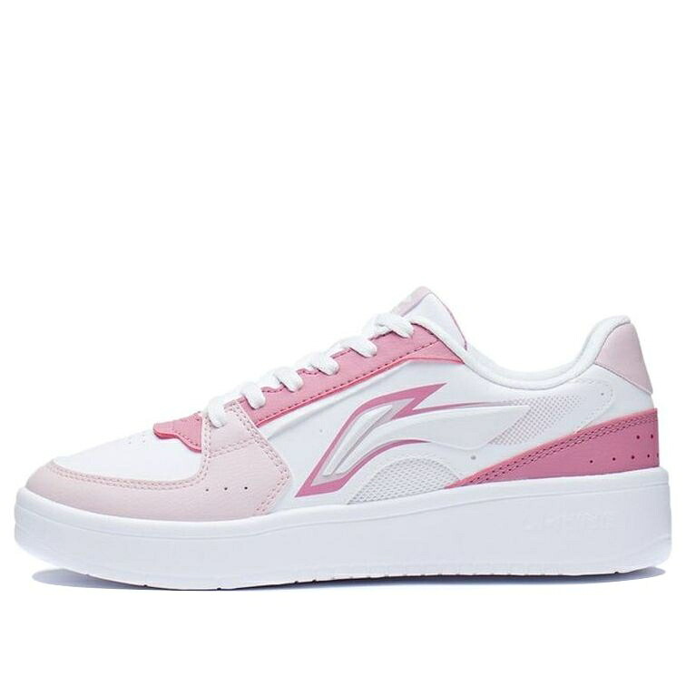 リーニン 白いこと 白いこと サクラ色 \u0027WHITE PINK\u0027 スニーカー レディース LI-NING (WMNS) XINGHE AGCS254-3 / WHITE PINK