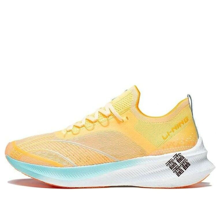 リーニン 黄色 イエロー 白色 ホワイト 青色 ブルー 'YELLOW WHITE' スニーカー レディース LI-NING (WMNS) FEIDIAN CHALLENGER ARMS012-4 / YELLOW WHITE BLUE