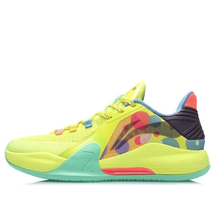 リーニン 黄味がかった 黄色 緑 緑であること \u0027YELLOW GREEN\u0027 スニーカー メンズ LI-NING BLITZ 7 ABPR007-2 / YELLOW GREEN