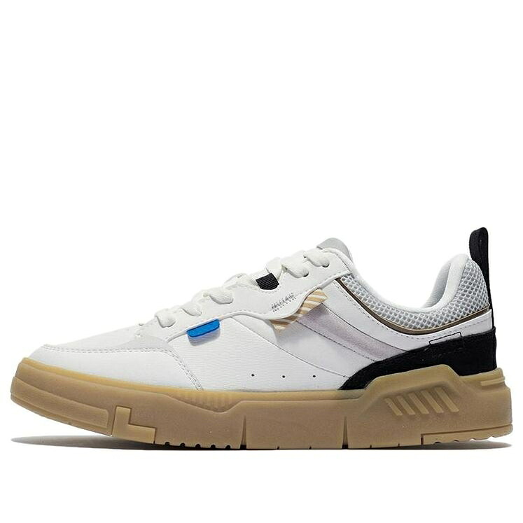 リーニン はやりっ児 青み 青色 白いこと 白いこと \u0027WHITE TAN\u0027 スニーカー メンズ LI-NING ACE LOW BLUE AGCR235-4 / WHITE BLUE TAN