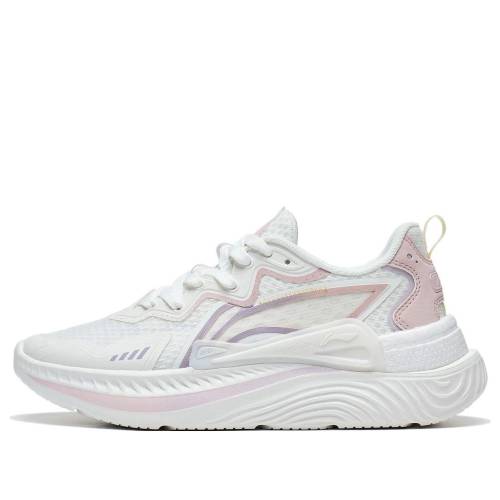 リーニン 白色 ホワイト ピンク WHITE PINK スニーカー レディース LI-NING (WMNS) QINGYOU AGLT058-4 / WHITE PINK