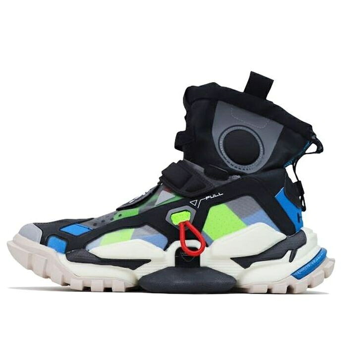リーニン ハイ 黒色 ブラック 青色 ブルー 2.0 'BLACK BLUE' スニーカー メンズ LI-NING HIGH DW AGBQ108-1 / BLACK BLUE｜スニケス