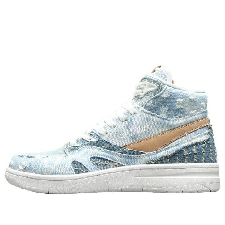 リーニン 晴れ晴れしい 薄墨色 薄墨色 青み 青色 \u0027SMOKE BLUE\u0027 スニーカー レディース LI-NING (WMNS) 937 DELUXE SP HI AGBR026-3 / GREY BLUE