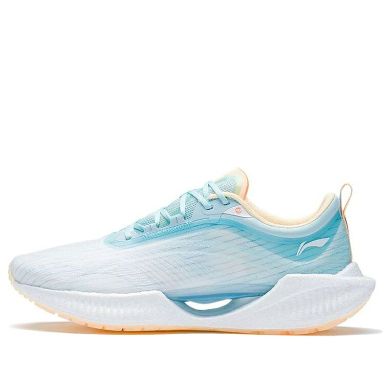 リーニン 青碧 青碧 白いこと 白いこと \u0027LIGHT BLUE\u0027 スニーカー レディース LI-NING (WMNS) SUPER LIGHT XIX ICE ARBS002-17 / BLUE WHITE
