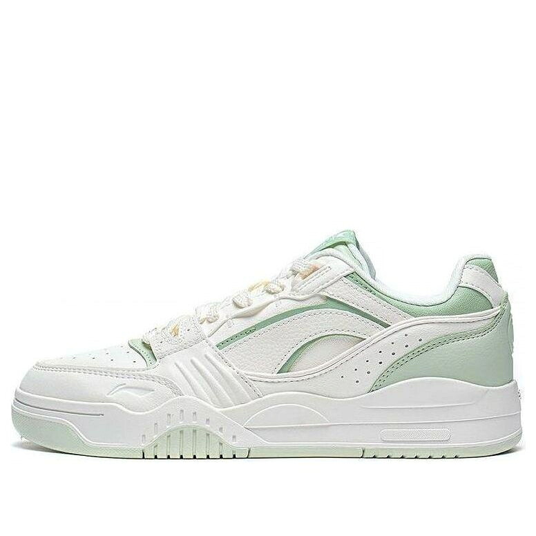 リーニン 白色 ホワイト 緑 グリーン 'WHITE GREEN' スニーカー レディース LI-NING (WMNS) MOON WHITE AGCS252-8 / WHITE GREEN