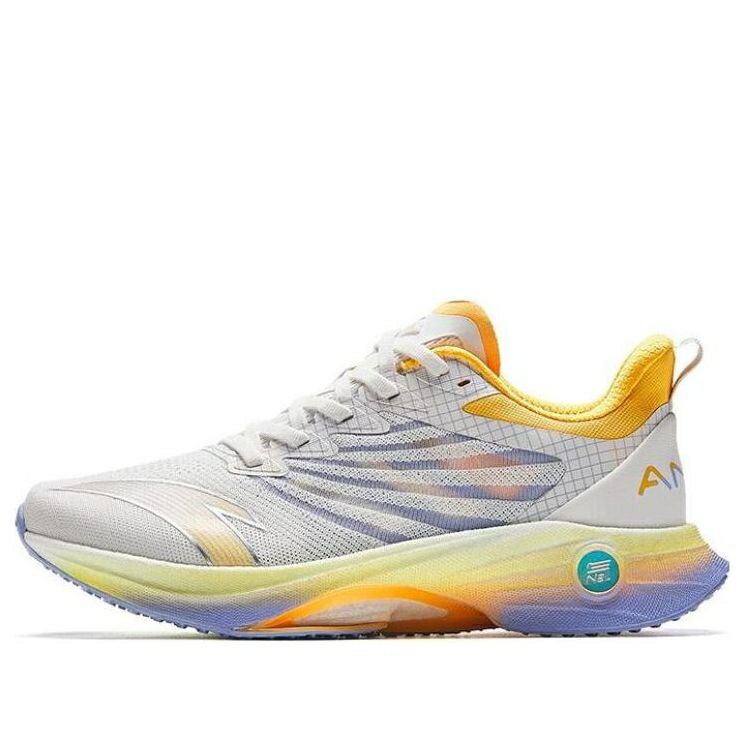 灰色 グレー 橙 オレンジ 紫 パープル 3.0 'GREY ORANGE' スニーカー レディース ANTA (WMNS) MACH 122325583S-1 / GREY ORANGE PURPLE