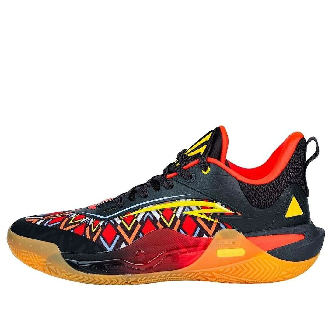 スピード 黒色 ブラック 'TRIBE' スニーカー メンズ ANTA KAI 1 SPEED 8124D1120-9 / BLACK MULTI COLOR