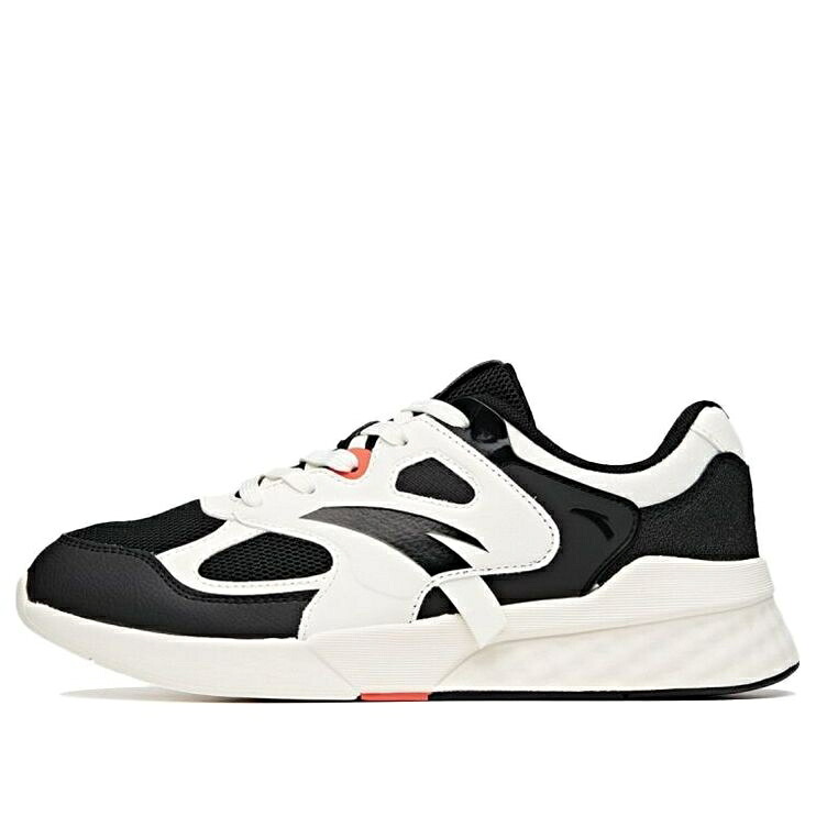 スニーカー 運動すること靴 黒いこと 黒いこと 白いこと 白いこと 橙 オレンジ色 \u0027WHITE ORANGE\u0027 スニーカー メンズ ANTA RUNNING SHOES BLACK 112028856-2 / BLACK WHITE ORANGE