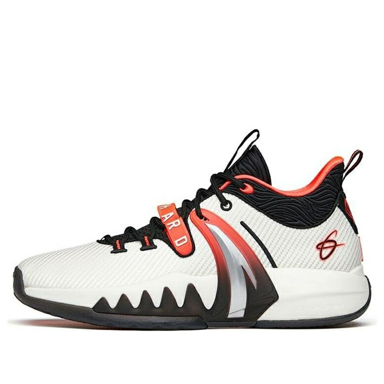 黒色 ブラック 白色 ホワイト 赤 レッド 'WHITE RED' スニーカー メンズ ANTA GORDON HAYWARD 2 BLACK 112141105-4 / WHITE BLACK RED