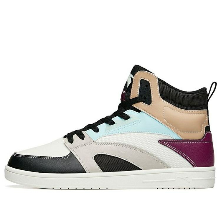 ストリートボール ハイ 灰色 グレー 白色 ホワイト 茶色 ブラウン 'WHITE BROWN' スニーカー メンズ ANTA STREETBALL HIGH GREY 112238067-4 / WHITE GREY BROWN