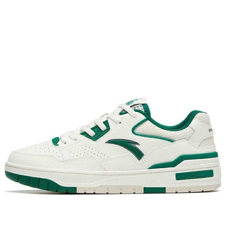 白いこと 白いこと 緑 緑であること \u0027WHITE GREEN\u0027 スニーカー レディース ANTA (WMNS) FLAME 4 LOW 122328081-5 / WHITE GREEN
