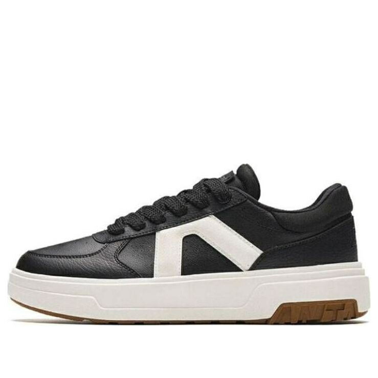 ストリート 黒色 ブラック 白色 ホワイト 茶色 ブラウン 'BLACK WHITE' スニーカー メンズ ANTA A STREET 112348071-2 / BLACK WHITE BROWN