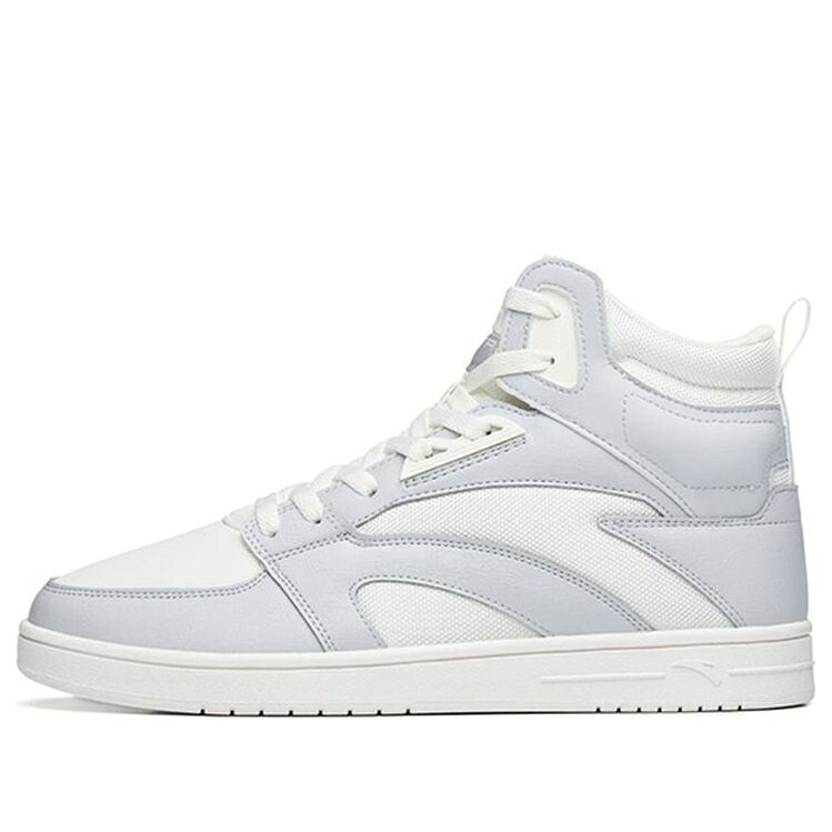 表どおり 御機嫌 白いこと 白いこと 薄墨色 薄墨色 \u0027WHITE GREY\u0027 スニーカー メンズ ANTA STREET NAUGHTY HIGH 112238067-1 / WHITE GREY