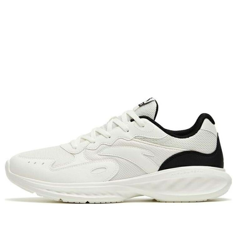 白色 ホワイト 黒色 ブラック 'WHITE BLACK' スニーカー メンズ ANTA NEBULA 912325571-4 / WHITE BLACK