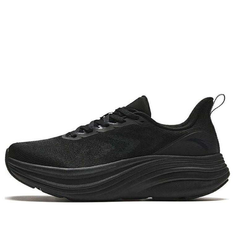 つづき物 黒いこと 黒いこと \u0027BLACK\u0027 スニーカー レディース ANTA (WMNS) RUNNING SERIES SNEAKERS 122425521-7 / BLACK