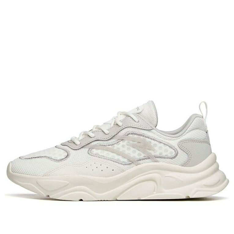 シリーズ 白色 ホワイト 灰色 グレー 'WHITE GREY' スニーカー メンズ ANTA LIFE SERIES SNEAKERS 112228891-1 / WHITE GREY
