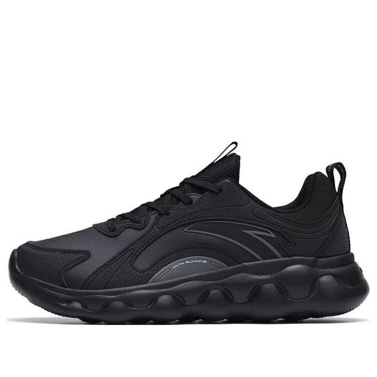 シリーズ 黒色 ブラック 'BLACK' スニーカー メンズ ANTA RUNNING SERIES SNEAKERS 112245574-7 / BLACK