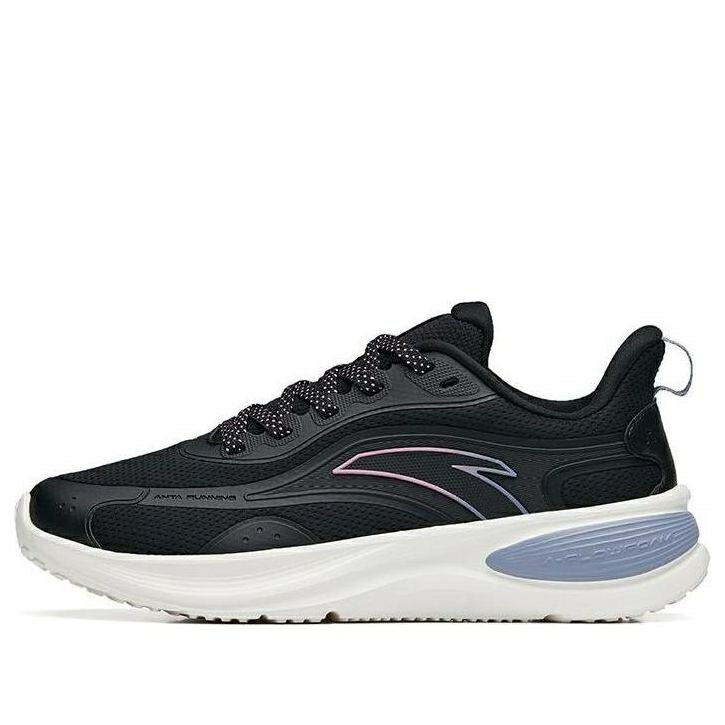 シリーズ 黒色 ブラック 白色 ホワイト 'BLACK' スニーカー レディース ANTA (WMNS) RUNNING SERIES SNEAKERS 122245571-5 / BLACK WHITE