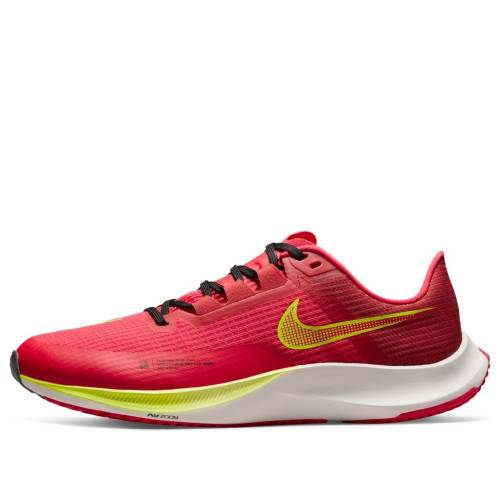ナイキ ズーム ライバル 白色 ホワイト 赤 レッド 黄色 イエロー 黒色 ブラック 'RED YELLOW' スニーカー メンズ NIKE AIR ZOOM RIVAL FLY 3 WHITE DV1032-660 / RED WHITE YELLOW BLACK｜スニケス