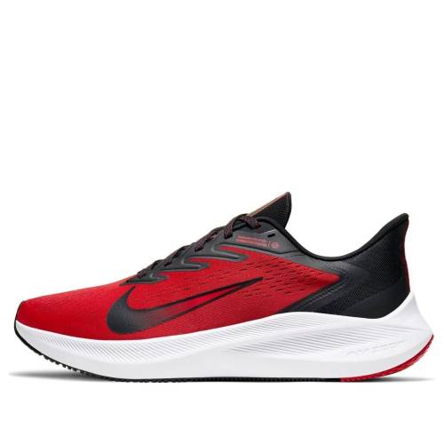 ナイキ ズーム 赤 レッド 黒色 ブラック 白色 ホワイト UNIVERSITY RED スニーカー メンズ NIKE AIR ZOOM WINFLO 7 CJ0291-600 / RED BLACK WHITE