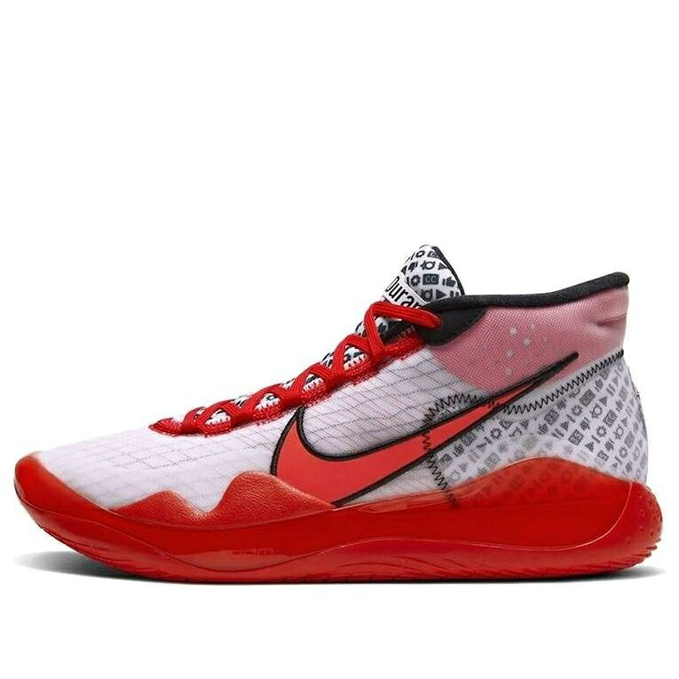 ナイキ 赤 レッド 白色 ホワイト 'RED WHITE' スニーカー メンズ NIKE X YOUTUBE KD 12 CQ7731-900 / RED WHITE