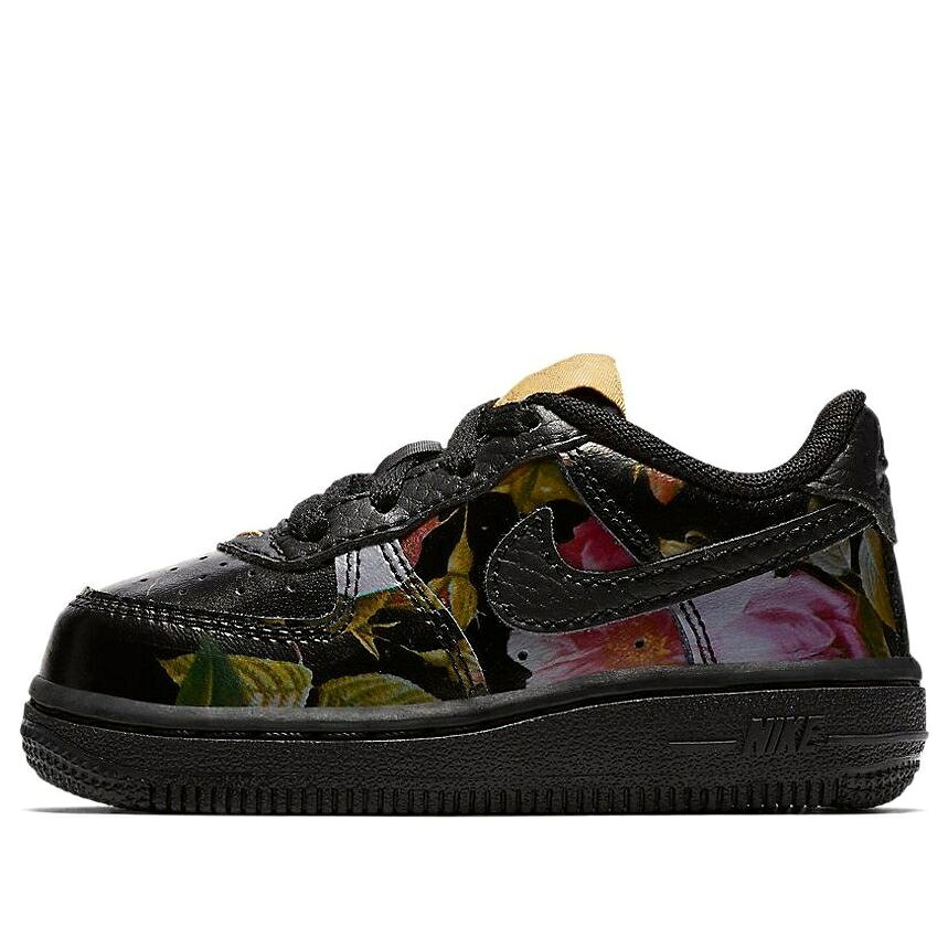 ナイキ 黒色 ブラック 'FLORAL' ベビー NIKE (TD) FORCE 1 LXX AV2856-001 / BLACK｜スニケス