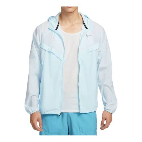 ナイキ 上衣 青味 青み 駈けっくら上衣 \u0027GLACIER BLUE\u0027 スニーカー メンズ NIKE STRIDE REPEL UV RUNNING JACKET HV4549-474 / GLACIER BLUE
