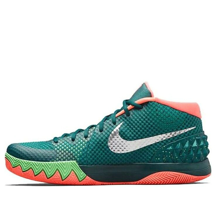 ナイキ カイリー しろがね色 しろがね色 緑 緑であること \u0027FLYTRAP\u0027 スニーカー メンズ NIKE KYRIE 1 705277-313 / GOLDEN SILVER GREEN