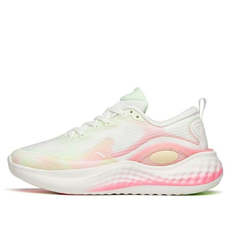 つづき物 緑 緑であること 白いこと 白いこと サクラ色 \u0027WHITE PINK\u0027 スニーカー レディース ANTA (WMNS) RUNNING SERIES SNEAKERS GREEN 122145556S-6 / WHITE GREEN PINK