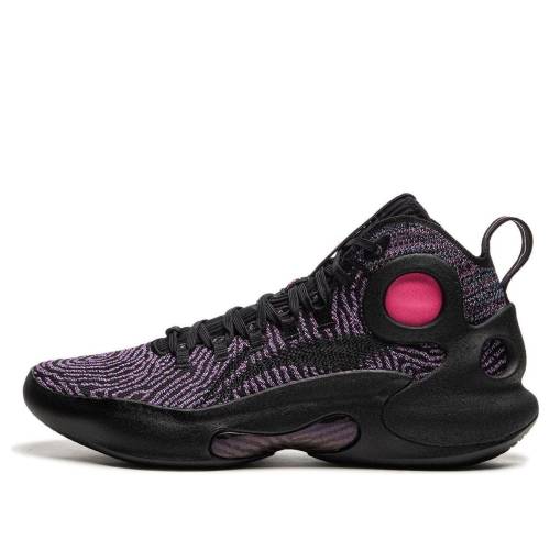 リーニン ウルトラ 黒いこと 黒いこと 紫 パープル \u0027BLACK PURPLE\u0027 スニーカー メンズ LI-NING YUSHUAI ULTRA ABAU003-7 / BLACK PURPLE