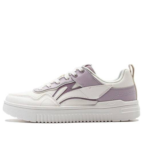 リーニン 白いこと 白いこと \u0027WHITE MAUVE\u0027 スニーカー レディース LI-NING (WMNS) QINGYUN AGCT298-3 / WHITE MAUVE