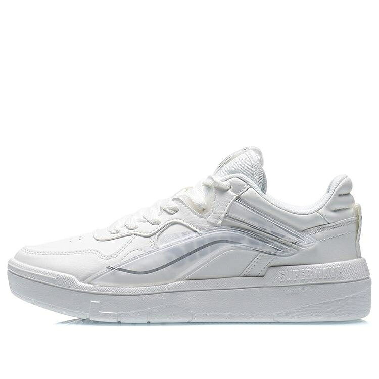 リーニン 白いこと 白いこと \u0027WHITE\u0027 スニーカー レディース LI-NING (WMNS) SUPERWAVE LOW AECR004-1 / WHITE