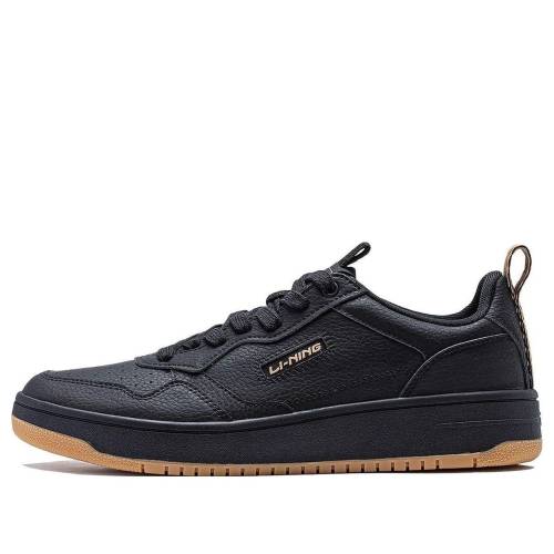 リーニン 黒色 ブラック カーキ 'BLACK GUM' スニーカー メンズ LI-NING STAR CANDY AGCT471-5 / BLACK KHAKI