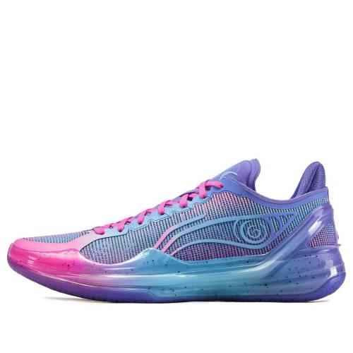 リーニン 青色 ブルー 紫 パープル AMMONITE スニーカー メンズ LI-NING LIREN 4 V2 LOW ABAU037-9 / BLUE PURPLE