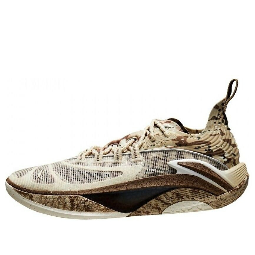 リーニン カーキ 黒色 ブラック 白色 ホワイト KHAKI スニーカー メンズ LI-NING BADFIVE CHASING HUNTING 1 SUPER ABFV007-8 / KHAKI BLACK WHITE