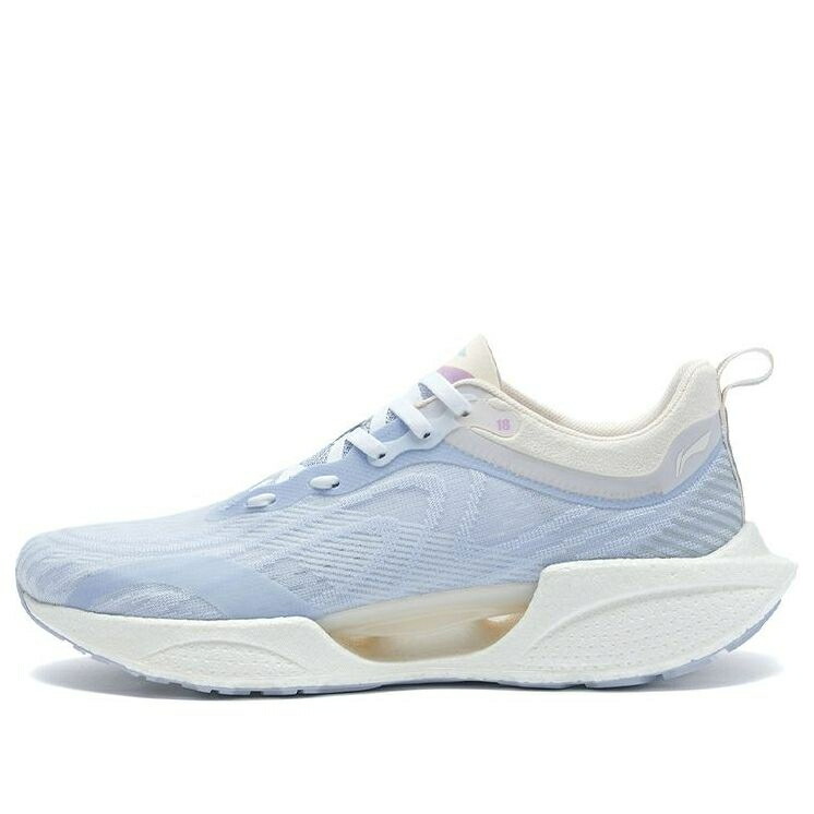リーニン 青碧 青碧 サクラ色 \u0027LIGHT APRICOT\u0027 スニーカー レディース LI-NING (WMNS) SUPER LIGHT 18 BLUE PINK ARMR008-4 / LIGHT BLUE PINK APRICOT