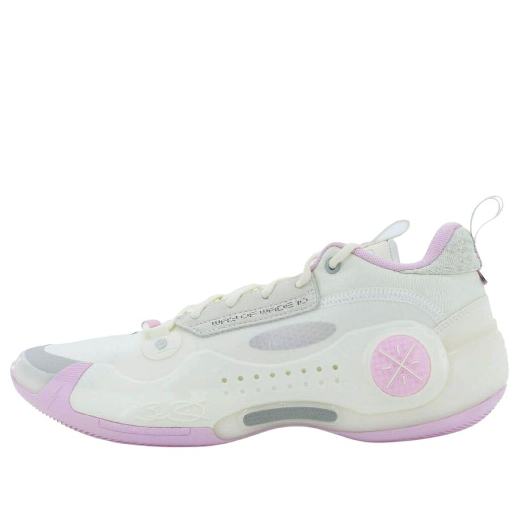 リーニン ウェイド 白いこと 白いこと サクラ色 \u0027WHITE PINK\u0027 スニーカー メンズ LI-NING WAY OF WADE 10 LOW ABAS083-36 / WHITE PINK