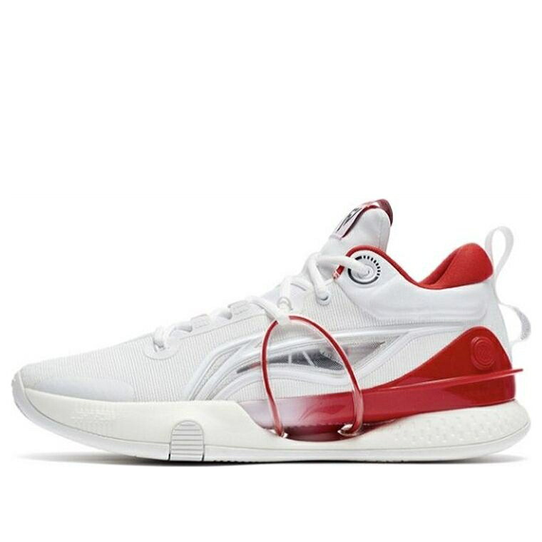 リーニン 素早さ 割り増し金 白いこと 白いこと 赤 赤いこと \u0027WHITE RED\u0027 スニーカー メンズ LI-NING SPEED 8 PREMIUM ABAT119-1 / WHITE RED