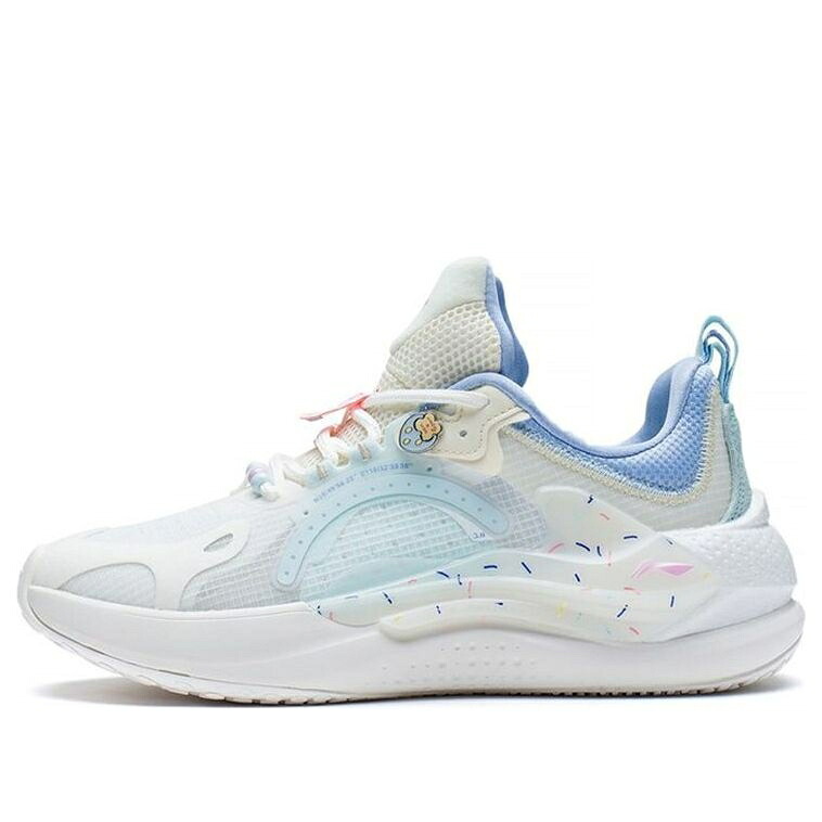 リーニン 青み 青色 緑 緑であること 白いこと 白いこと \u0027LIGHT GREEN\u0027 スニーカー レディース LI-NING (WMNS) SPARK 3 BLUE AGLS062-4 / BLUE GREEN WHITE