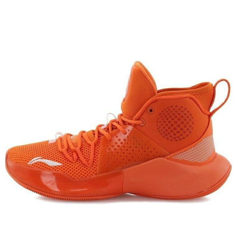 リーニン 橙 オレンジ色 \u0027ORANGE\u0027 スニーカー メンズ LI-NING SONIC 8 HIGH-TOP ABAQ025-5 / ORANGE
