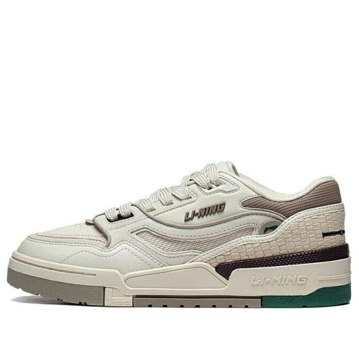 リーニン 白いこと 白いこと 緑 緑であること \u0027LIGHT BONE\u0027 スニーカー メンズ LI-NING 001 BTC PRM AGCT101-2 / WHITE GREEN