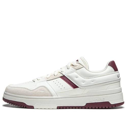 リーニン 白色 ホワイト ワイン色 バーガンディー 灰色 グレー WHITE BURGUNDY スニーカー レディース LI-NING (WMNS) TIANJI 2 AGCU192-2 / WHITE BURGUNDY GREY