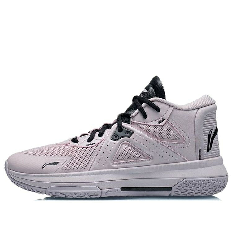 リーニン 野球クラブ ミッド 紫 パープル 黒いこと 黒いこと \u0027LIGHT PURPLE\u0027 スニーカー メンズ LI-NING TEAM EMBLEM MID ABAR117-3 / PURPLE BLACK
