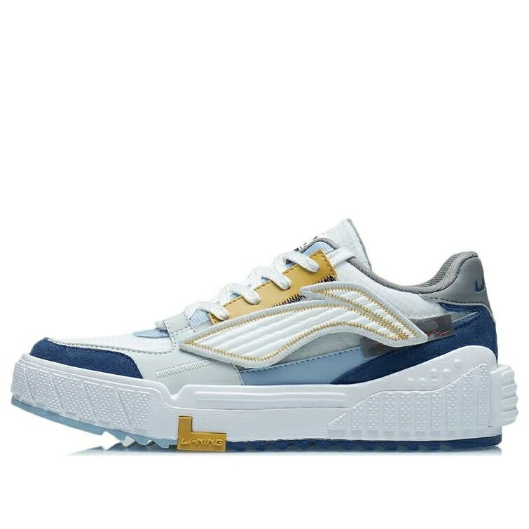 リーニン エース 青色 ブルー 白色 ホワイト 黄色 イエロー WHITE TELLOW スニーカー メンズ LI-NING ATTACK ACE BLUE AGCR309-4 / WHITE BLUE YELLOW